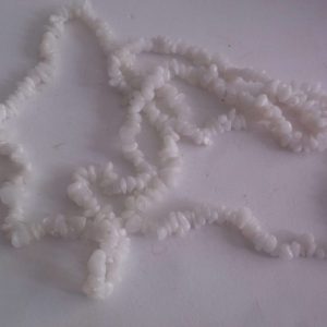 White quartz strands 31 inch